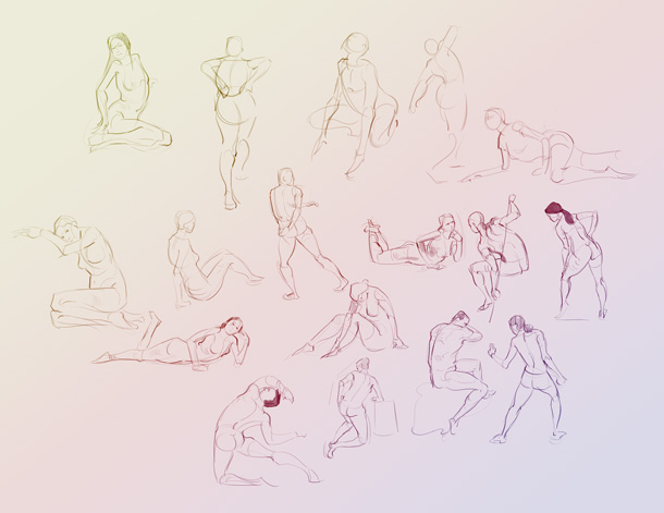 your can how memory improve drawing pose for drawing & Quickposes: gesture library figure practice